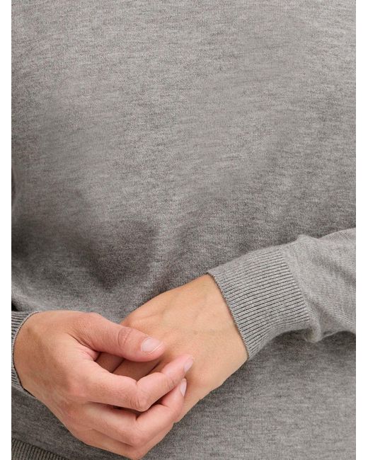 Oxmo Gray Strickpullover Oxiscanny Ls
