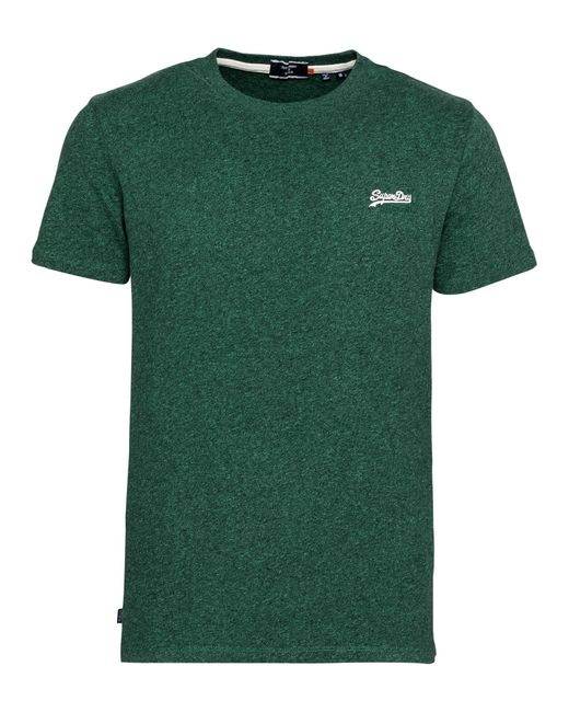 Superdry Shirt 'ol vintage emb crew' in Green für Herren