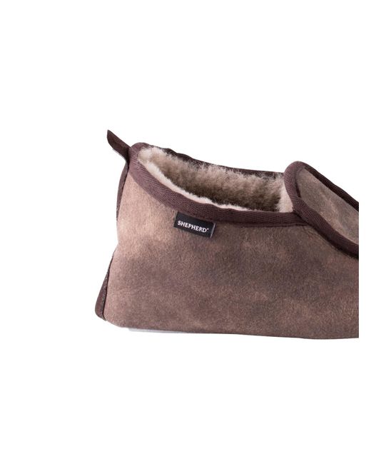 Shepherd Hausschuh Malte in Brown für Herren