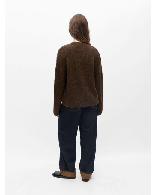 Object Brown Strickjacke Objharry