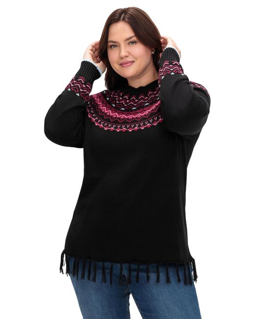 Sheego Red Pullover