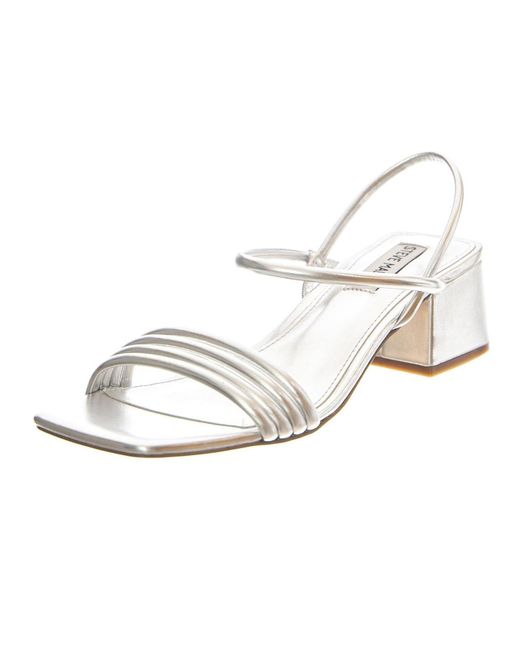 Steve Madden White Sandale