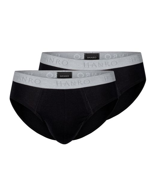 Hanro Slip Cotton Essentials in Black für Herren