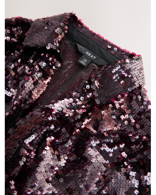Next Purple Bluse
