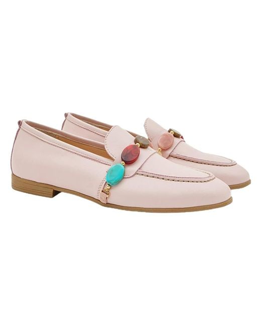 Desa Pink Mokassin Loafer