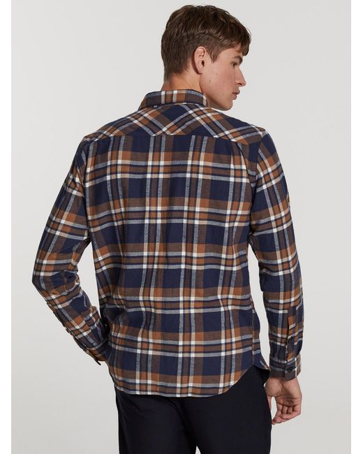 Shiwi Hemd Luke in Blue für Herren