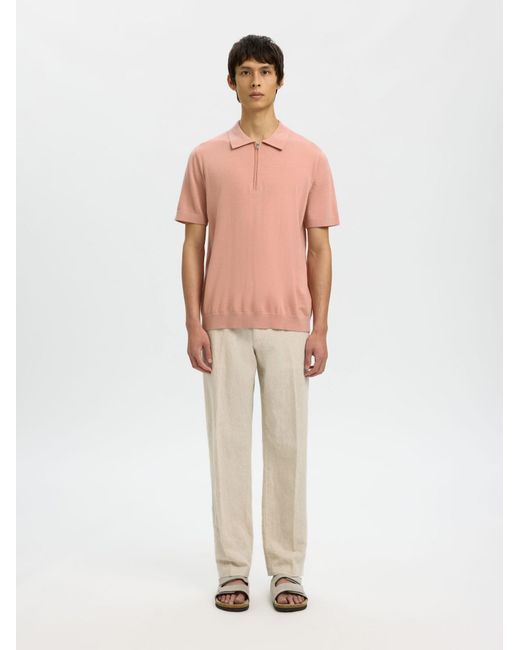 SELECTED Pullover in Pink für Herren