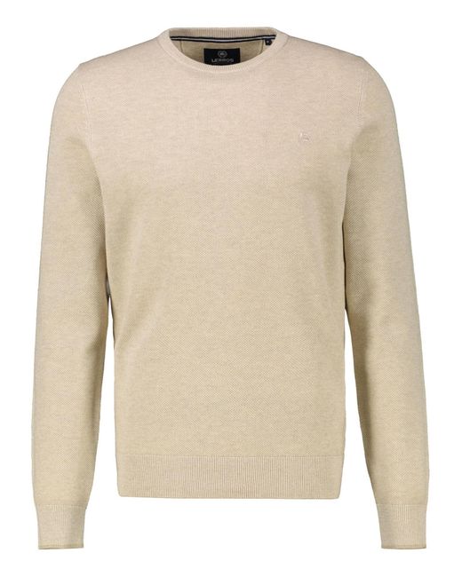 Lerros Pullover Basic in Natural für Herren