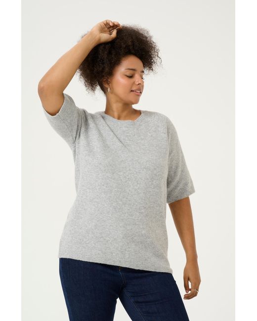 Kaffe Gray Pullover Sylvia