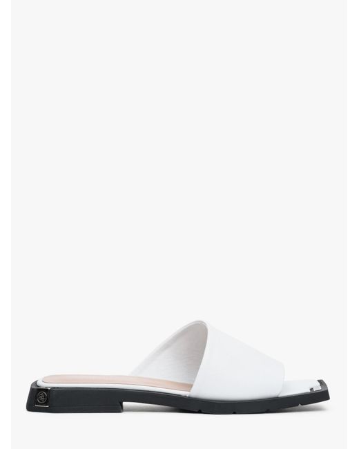 ESTRO White Pantolette 54-396