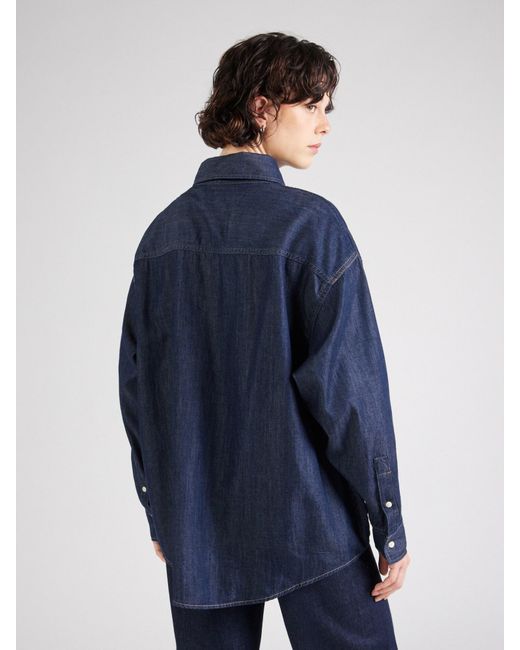 Calvin Klein Blue Bluse