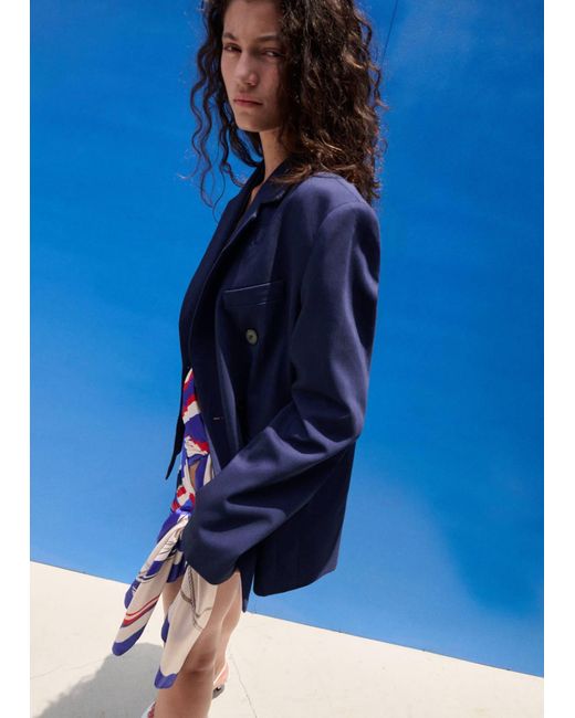 Mango Blue Blazer Centauri