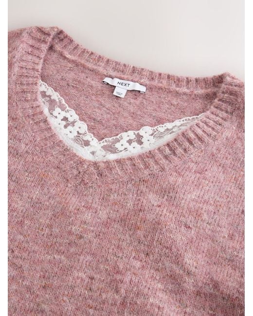 Next Pink Set: Pullover Und Top