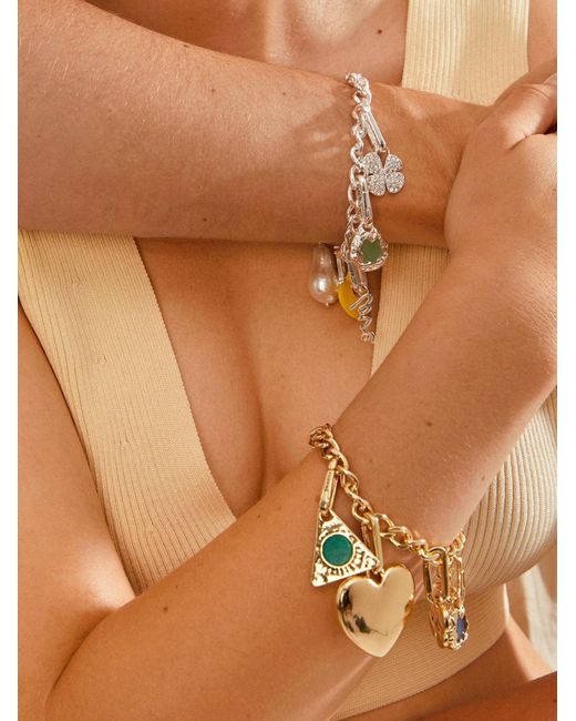 Pilgrim Metallic Armband Charm