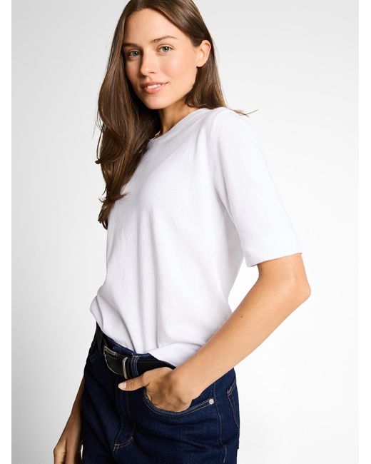 Tom Tailor White Pullover