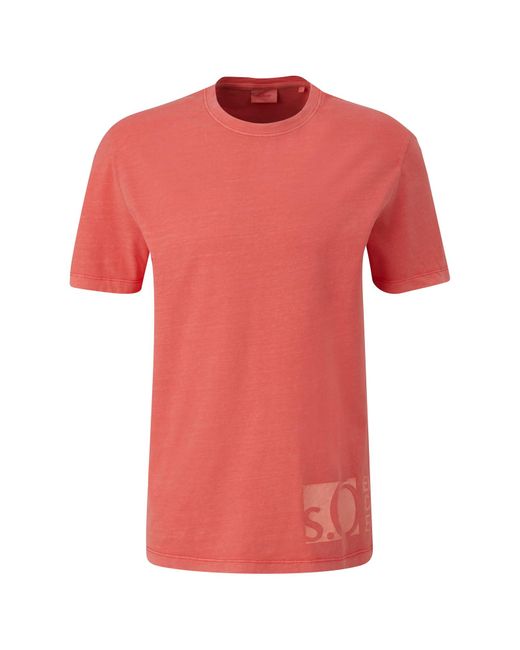 S.oliver T-shirt in Pink für Herren
