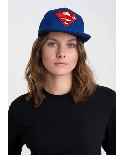 Logoshirt Blue Kappe Dc Superman