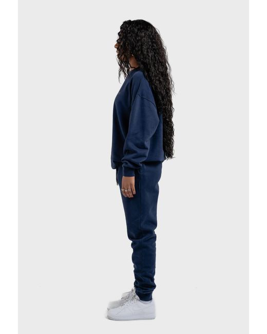Oldskull Blue Sweatshirt Peach Dyed Basic