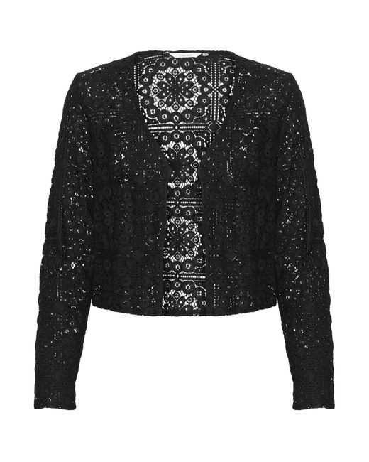 Cream Black Bluse 'Tiley'