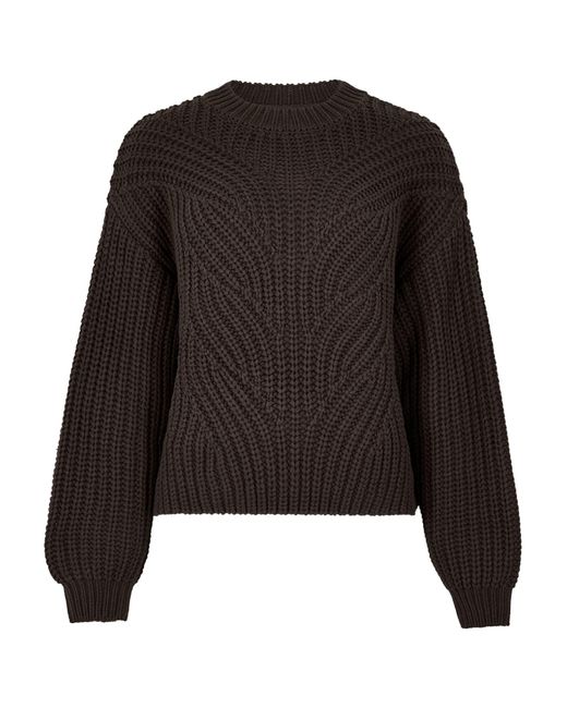Apricot Black Pullover