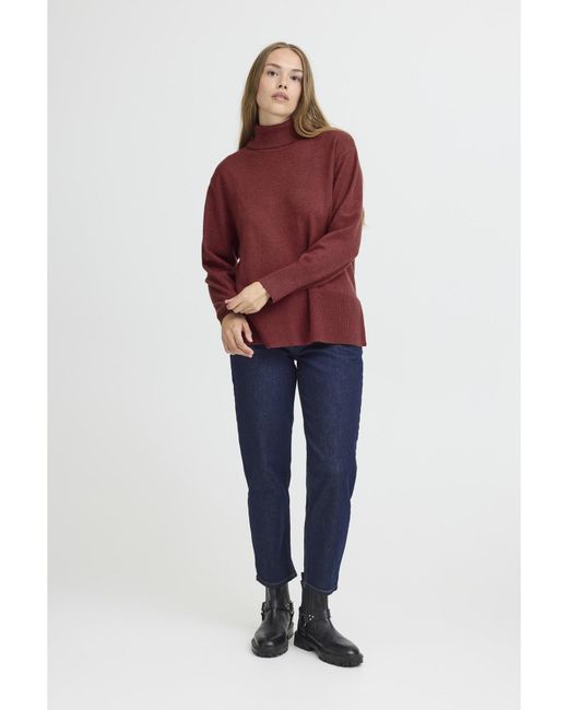 Pulz Red Pullover Steffi