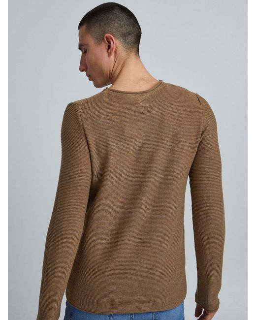 Solid Pullover in Brown für Herren