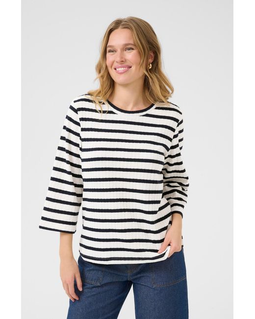 Kaffe White Pullover Amara
