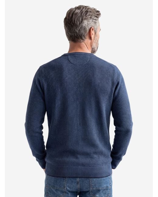 Lerros Pullover Basic in Blue für Herren