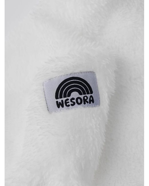 WESORA GmbH White Schlauchschal Fluffy
