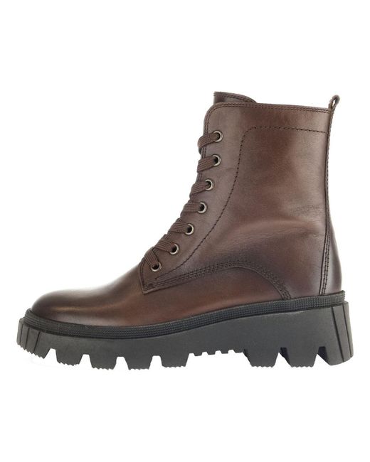 Gabor Brown Schnürstiefelette