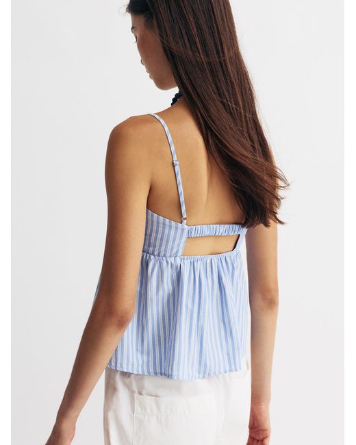 Pull&Bear Blue Top Pacific