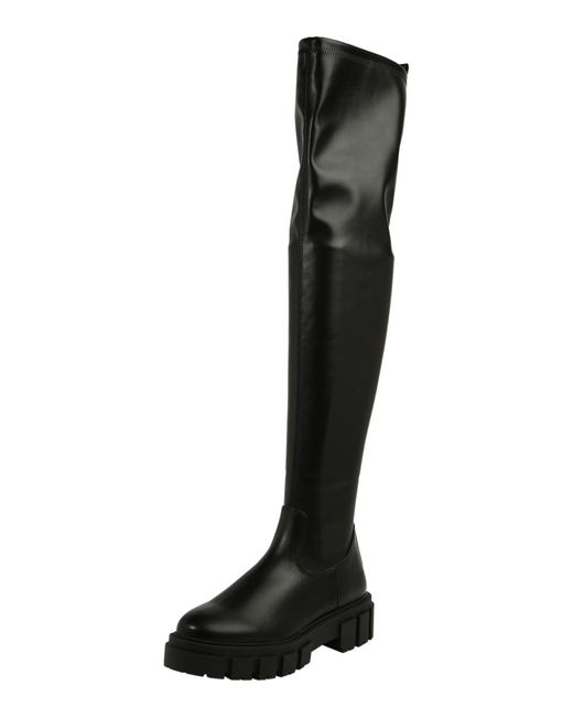 /about You Black Stiefel 'Alice'