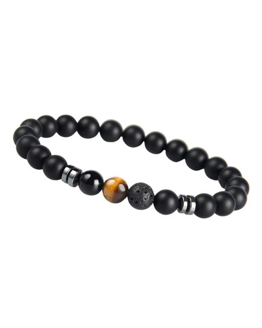 GOOD.designs Perlenarmband in Black für Herren