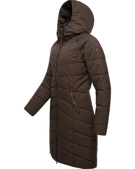 Ragwear Brown Wintermantel 'Dizzie'