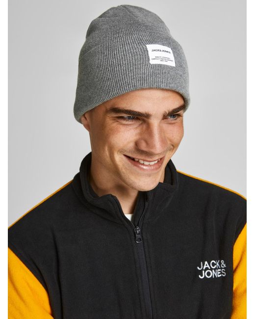 Jack & Jones Mütze in Gray für Herren