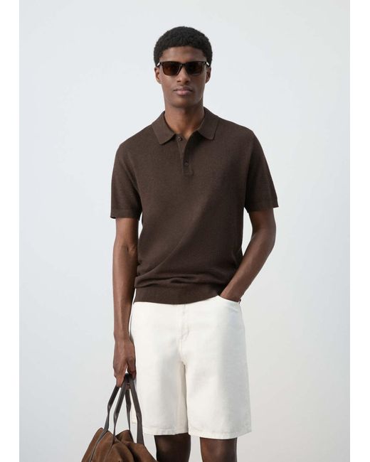 Mango Pullover Andrew in Brown für Herren
