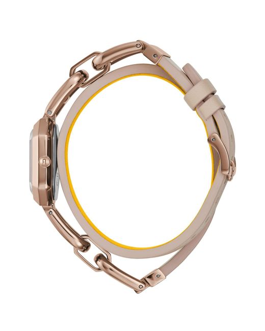 Furla Metallic Analoguhr Octagonal