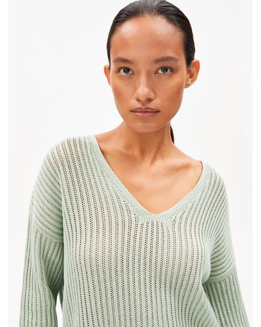 ARMEDANGELS Green Pullover Rebeaa