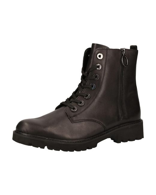 Remonte Black Schnürstiefelette
