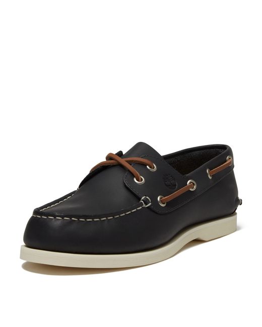 Timberland Black CEDAR BAY ESSENTIAL BOAT SHOE Bootsschuh aus Leder