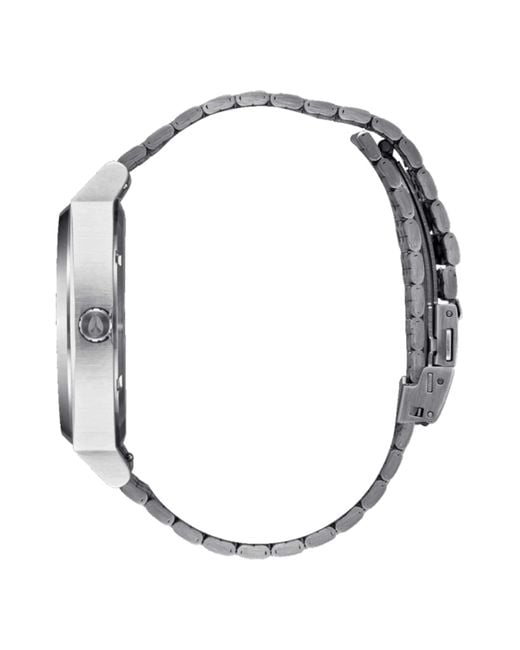 Nixon Uhr Time Teller Solar in Gray für Herren