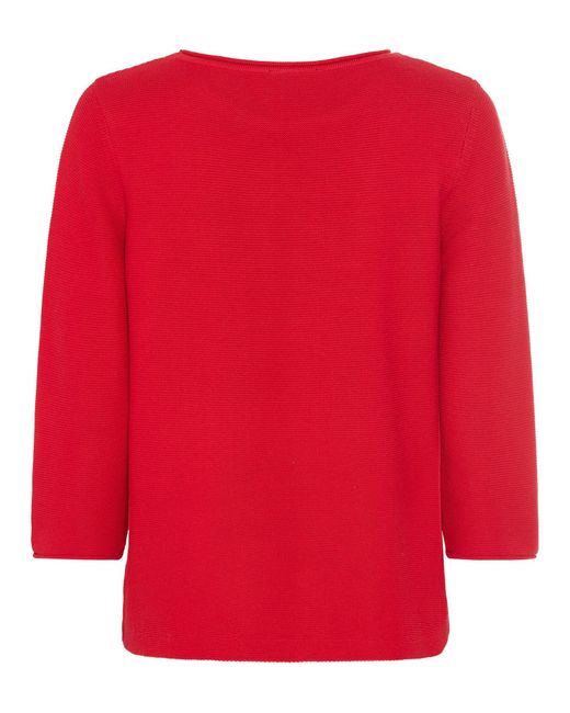 Olsen Red Pullover Gerader Schnitt
