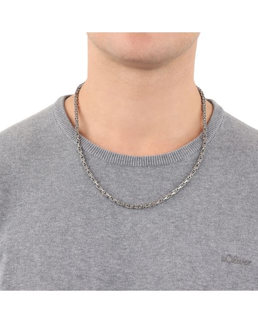 S.oliver Kette in Metallic für Herren
