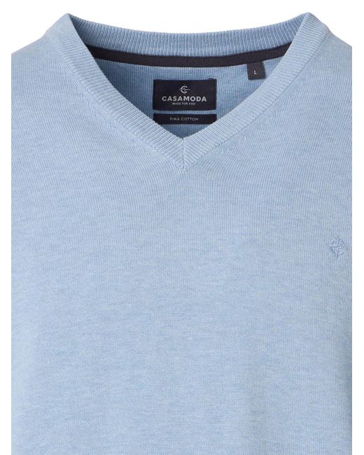 CASA MODA Pullover Basic in Blue für Herren