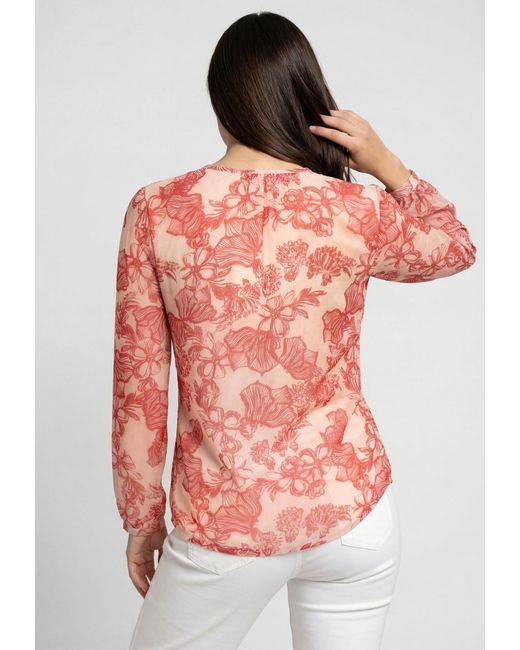 Usha Red Bluse