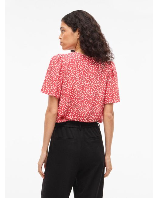 Vila Pink Bluse Vigrace