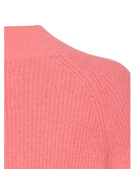Camel Active Pink Strickpullover Mit Raglanärmeln