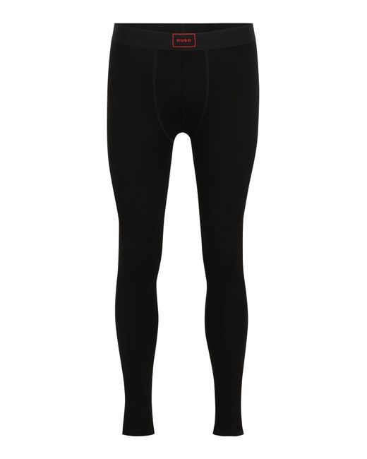 HUGO Pyjamahose John Lenn in Black für Herren