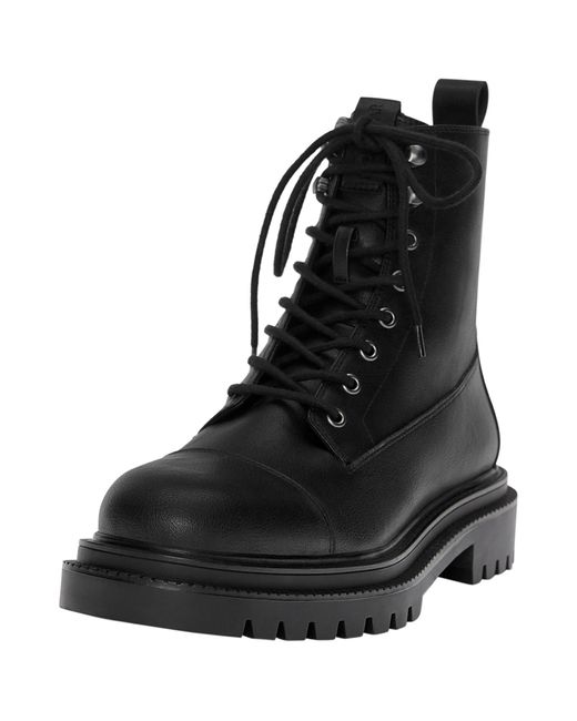 Pull&Bear Schnürboots in Black für Herren