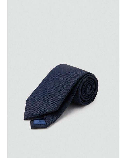 Mango Krawatte Plain8 in Blue für Herren